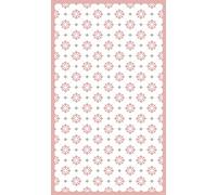 DobleUve Estudio Tapis Vinyle 34 | Rose | 140x200 cm | Tapis Cuisine | Tapis de Salon Antidérapant Antifongique Ignifuge | Tapis Enfants | Tapis Bain PVC | Tapis PVC