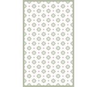 DobleUve Estudio Tapis Vinyle 34 | Vert | 140x200 cm | Cuisine, Salon Antidérapant Antifongique Ignifuge | Enfants | Bain PVC