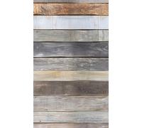 DobleUve Estudio Tapis Vinyle Bois Oasis | 100x100 | Tapis Cuisine PVC | Tapis de Salle à Manger Imperméable | Tapis Salon | Tapis Antidérapant Antifongique en PVC pour Enfants