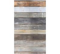 DobleUve Estudio Tapis Vinyle Bois Oasis | 80x200 | Tapis Cuisine PVC | Tapis de Salle à Manger Imperméable | Tapis Salon | Tapis Antidérapant Antifongique en PVC pour Enfants