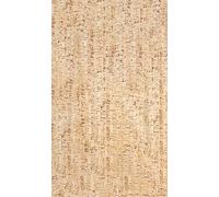DobleUve Estudio Tapis Vinyle imprimé Liège Naturel | 200x300 cm | Tapis Cuisine | Tapis de Salon Antidérapant Antifongique Ignifuge | Tapis Enfants | Tapis Bain PVC | Tapis PVC
