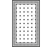 DobleUve Estudio Tapis Vinyle Victorian | Marbre | 65x110 | Tapis Cuisine | Tapis de Salon Antidérapant Antifongique Ignifuge | Tapis Enfants | Tapis Bain PVC | Tapis PVC