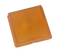 Doblit Feu arrière coloré pour remorque - Lentille de rechange - 95 x 95 x 25 mm - Feux de transporteur à plat - Feux de chargement bas (indicateur)