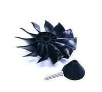 DoBoFo EDF Ventilateur CCW Pro 70 mm 12 pales sans moteur, ventilateur conduit électrique sans moteur pour EDF 4S 6S, Hobby RC Jet Engine Hélice, télécommande modèle de rechange pour avion, pièces de