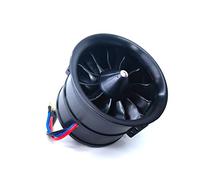 DoBoFo EDF Ventilateur électrique conduit électrique 90 mm 8S 1100 KV 12 pales 33,6 V, hélice de moteur à jet RC, pièces de moteur de voiture télécommandée, moteur sans balais haute vitesse, modèle de