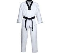 Dobok Taekwondo Adidas Adi-Fighter Prime green - Taille 150-150-Blanc Col noir G
