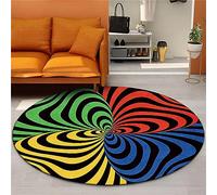DOBOKS Tapis 3D Illusion d’Optique Vortex Illusion Tapis Couleur Vortex Tapis pour Salon Chambre Salle à Manger Paillasson Cuisine Tapis de Sol