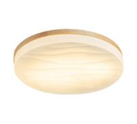 DOBQHWY Plafonnier Créatif Ciel Étoilé Panneau Lumineux Bois Chinois Plafonnier Vintage Tricolore Intensité Variable Lampes Plates Ultra-fines Acrylique Pour Salle Manger,Chambre,Hall D'entrée,Garage