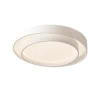 DOBQHWY Plafonniers De Luxe Ronds Plafonnier Postmoderne Double Couche Lampe Plate Encastrée Minimaliste Lampes À Panneau Métallique À Intensité Variable 3 Couleurs Pour Chambre, Garage,Couloir,Salon