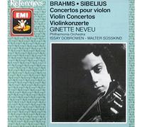 Ginette Neveu – Concertos pour violon op.77 / op.47 (Brahms & Sibelius) – Parlophone