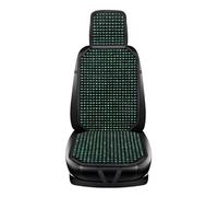 DOBRVVGT Couvre Siège Billes Bois Ce Coussin De Siège Auto Classique Et Élégant en Perles Bois Est Fabriqué Massif. Frais, Respirant Adapté À Toutes Les Saisons(Greeen)