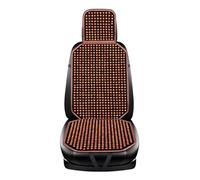 DOBRVVGT Couvre Siège Billes Bois Ce Coussin De Siège Auto Classique Et Élégant en Perles Bois Est Fabriqué Massif. Frais, Respirant Adapté À Toutes Les Saisons(Brown)