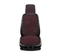 DOBRVVGT Couvre Siège Billes Bois Ce Coussin de siège Auto Classique et élégant en Perles Bois est fabriqué Massif. Frais, Respirant adapté à Toutes Les Saisons(Red Single)