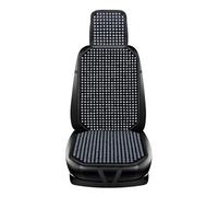 DOBRVVGT Couvre Siège Billes Bois Coussin De Siège Auto en Perles Bois, Universel, Rafraîchissant, Respirant, avec Base Antidérapante(Elegant Gray)