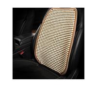 DOBRVVGT Couvre Siège Billes Bois Coussin de siège Voiture Frais d'été Pièce Unique Perles Bois Respirant Ventilation Froid Quatre Saisons Disponible(Beige 1 Pcs3)