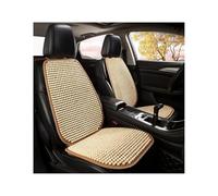DOBRVVGT Couvre Siège Billes Bois Coussin de siège Voiture Frais d'été Pièce Unique Perles Bois Respirant Ventilation Froid Quatre Saisons Disponible(Beige 1 Pcs4)
