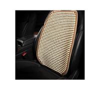 DOBRVVGT Couvre Siège Billes Bois Coussin de siège Voiture Frais d'été Pièce Unique Perles Bois Respirant Ventilation Froid Quatre Saisons Disponible(Beige 1 Pcs3)