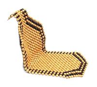DOBRVVGT Couvre Siège Billes Bois Housse de siège Voiture d'été en Bois Frais, Housse Perles, Coussin Massage, Chaise, Bureau, Maison, Universelle, Facile à Utiliser