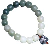 d'obsidien Noir, Perles de Baril à Gradient 9x10 mm