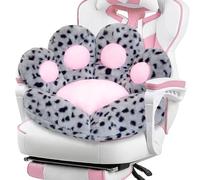 DOBUONO Coussin Kawaii en Forme de Patte de Chat - Coussin de Chaise de Bureau en Peluche Confortable en Forme de Patte de Chat - Coussin de Chaise Mignon pour Fille, décoration de Chambre à Coucher