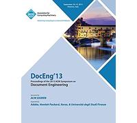 Doc Eng 13 Proceedings Of The !4th Acm Conference On Document Engineering