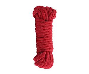 Doc Johnson Bondage Rope Japonaise en Coton Rouge