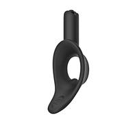 Doc Johnson - Kink Cock Jock Vibrating Silicone C Cockrings Noir