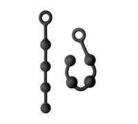 Doc Johnson - Kink Solid Boules Anales 100% Silicone Noir