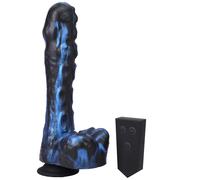 Doc Johnson Mini F-Machine Tendril - vibromasseur à poussée sans fil (bleu)