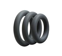 Doc Johnson - OptiMALE 3 C-Ring Set Épais - Gris