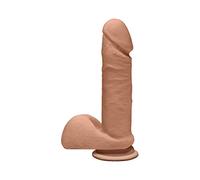 Faites-le vaginal avec ventouse et testicules pénis faux anal gode doux réaliste