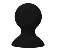 Doc Johnson Ventouses de téton dans un sac - Silicone, forte aspiration, facile à libérer, longueur totale : 7 cm, largeur/diamètre : 5,7 cm. (5,7 cm), diamètre intérieur non étiré : 44 mm, noir