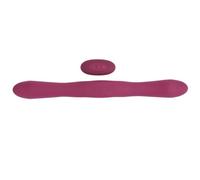 Doc Johnson - Vibromasseur Double avec Télécommande - Rouge - 40,6 cm