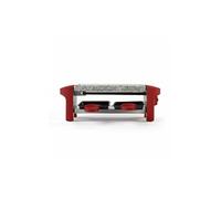 LIVOO Appareil à raclette DOC156RC 2 personnes 350W Plateau en granite Rouge chili