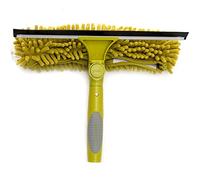 DocaPole - Raclette et Lave vitre - multiangle/utilisable avec Un Manche télescopique Vendu séparément - Lot de 3 raclettes - 1 Bouton - Simple Pivot
