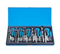 DOCAS 131 pièces Kit de réparation de Filetage, M5 M6 M8 M10 M12 Inserts filetés tarauds et forets