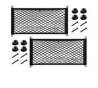 DOCAS 2 Pack Filet de Rangement de Coffre Voiture,Filet Rangement pour Voiture, Taille 45x25CM, Organisateurs Sac Pocket Organizer de Coffre Voiture pour Camion, Voiture, SUV, Bateaux, Maison(style1)