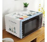 DOCAT Housse de four à micro-ondes anti-poussière pour décoration de cuisine, design moderne, accessoires de cuisine - 100 x 35 cm (paradis)