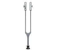 DocCheck Diapason « Plinng » d'après Rydel Seiffer avec pied et amortisseurs amovibles (argent)