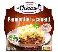 D'OCEANE - Plats cuisinés Parmentier de Canard LA CUISINE | Savoureux et onctueux | Idéal pour un repas gourmand | La barquette de 300g | LOT DE 3
