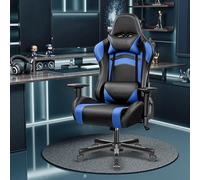 DoChair Chaise Gaming Ergonomique, Multifonctionnelle Accoudoirs 3D, Fauteuil Gamer Bon Marché, Réglable en Hauteur, Grande Capacité de Charge 150-200KG, Bleu 04