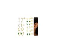 Dochais 10 Paires Boucles d'Oreilles Femme Cartilage Or Boucles d'Oreilles Piercing Helix Piercing Oreille Acier Chirurgical Boucle d'Oreille Creoles Conch Tragus Conque Piercings Bijoux Or B
