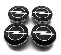 DOCHKA 4 X 60mm 3D Cache-Moyeu Capuchons de Centre Enjoliveurs de Roue Voiture Cache Moyeux Jante Universel Cache-Moyeux pour Opel 60mm / 57mm
