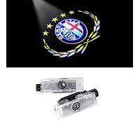 DOCHKA Voiture LED Projecteur Porte Ombre sans Fil Bienvenue Lampes pour Alfa Romeo Giulia Romeo Mito Stelvio Brera 147 156 159 GT City Lumière Porte sans Fil Ghost Shadow Lampe,B