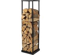 DOCHTMANN Support métallique haut pour bois, 31,5x31,5x115cm