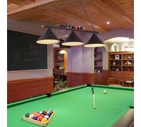 DOCJX Vintage Lustre Industriel Métal E27 Suspension Luminaire 120CM Lustre Noir Luminaires Plafonnier Réglable en Hauteur pour Salle À Manger Îlot De Cuisine Salon Foyer Chambre Restaurant(Noir)
