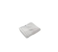 DOCK AVENUE Serviette invité Garance 100% Coton Bio 600 g/m² 30 x 50 cm Coloris Blanc Chantilly