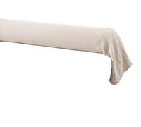 DOCK AVENUE Taie de traversin Gaze de Coton 85 x 185 cm Gaia Coloris Beige Pampa