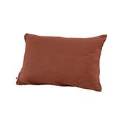 DOCK AVENUE Taie d'oreiller Gaze de Coton 50 x 70 cm Gaia Coloris Rouge Terracotta