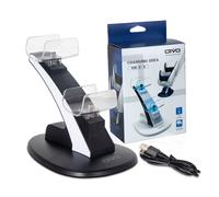 Dock Battery Charger Pour Sony Playstation Play Station Ps 5 Ps5 Controller Docking Charging Accessories Gamepad Control Stand, Noir